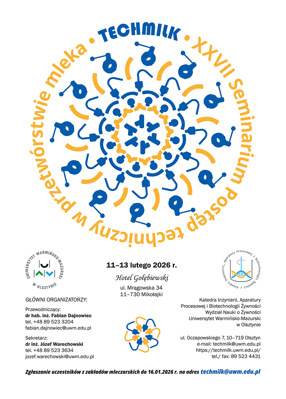 Seminarium TECHMILK 2026, 11-13 lutego 2026r.